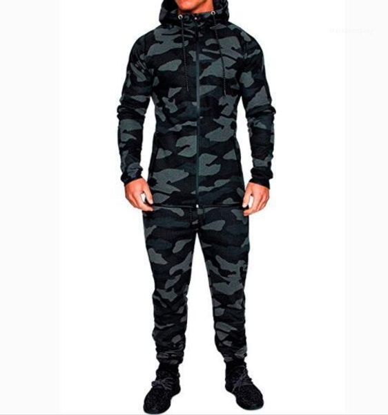 

камуфляжные спортивные костюмы открытый комплект спортивная одежда спортивный костюм 2018 осень мужская спортивная одежда брюки куртки спорт, Gray