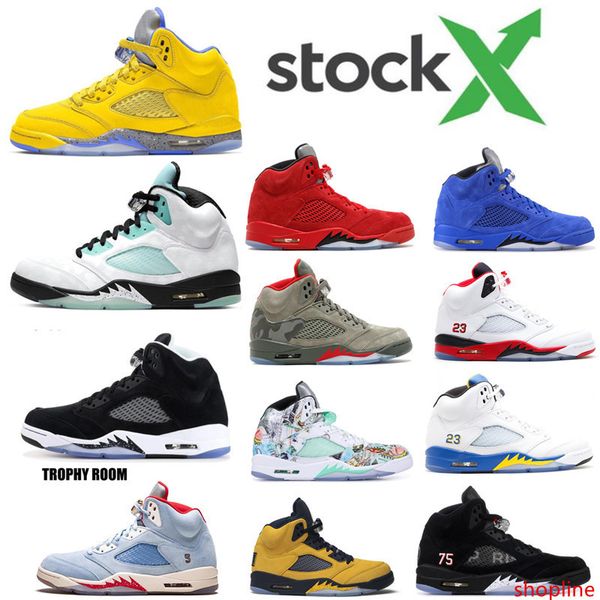 

2020 new 5 michigan sup desert black white grape white cement metallic 3m reflect basketball shoes men 5s sports sneakers with