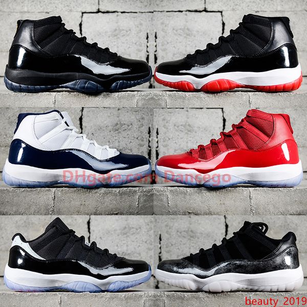 

new jumpman 11 11s basketball shoes bred 2019 concord cap and gown gamma legned blue low snake skin win like 82 96 sneakers
