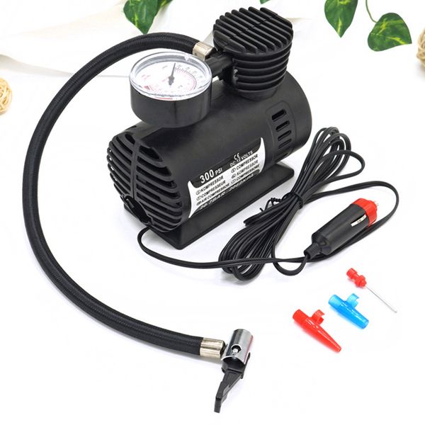 

car auto 300psi c300 12v mini air compressor car electric tire air inflator pump 300psi c300 12v mini compressor
