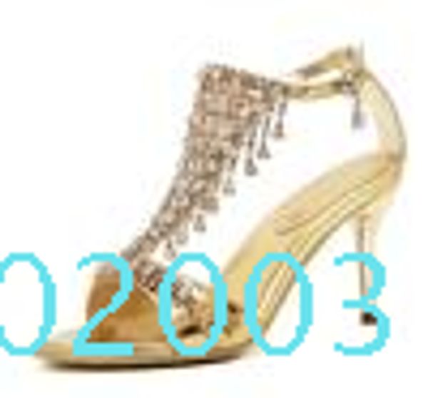 

luxury gold silver dancecrystal diamond wedding shoes designer women high heel groom dress shoes size 33 to 40 d03, Black