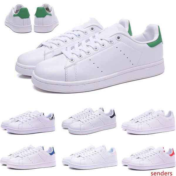 

2019 дизайнер стэн обувь мода смит мужская девушка женская зеленый черный красный буль повседневная кожа спортивные кроссовки обувь размер 3