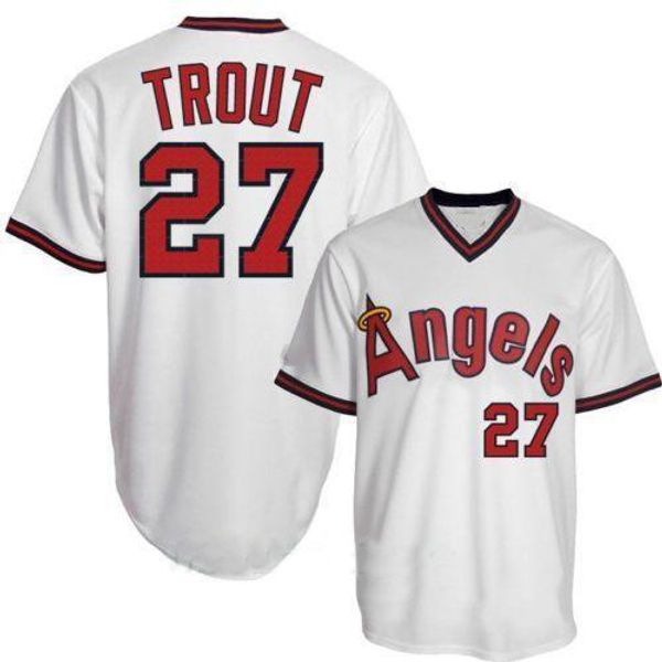 mike trout retro jersey