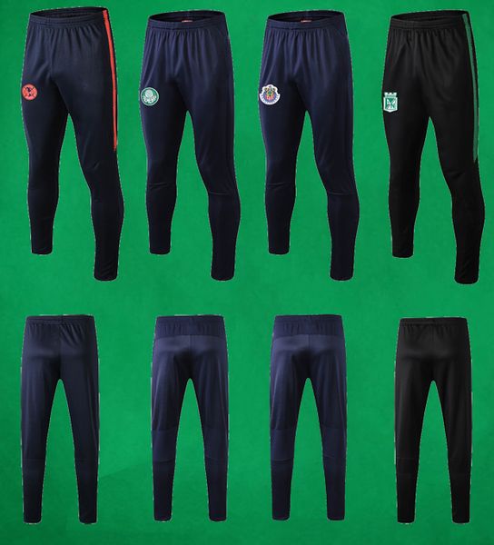 

19 20 men soccer team america long pants chivas soccer long trousers running pants 2019 2020 boca juniors soccer training trousers, Black;yellow
