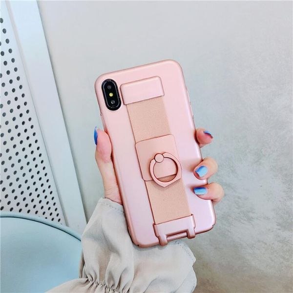 

2019 new arrival multifunctional wristband mobile phone case fashion case cover for iphonexsmax for iphonex/xs cases with ring buckle