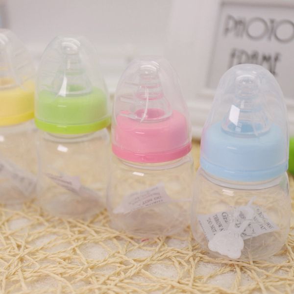 

1pcs 60ml newborn baby infant nursing milk fruit juice water feeding standard mouth silicone nipple pacifier drink bottle