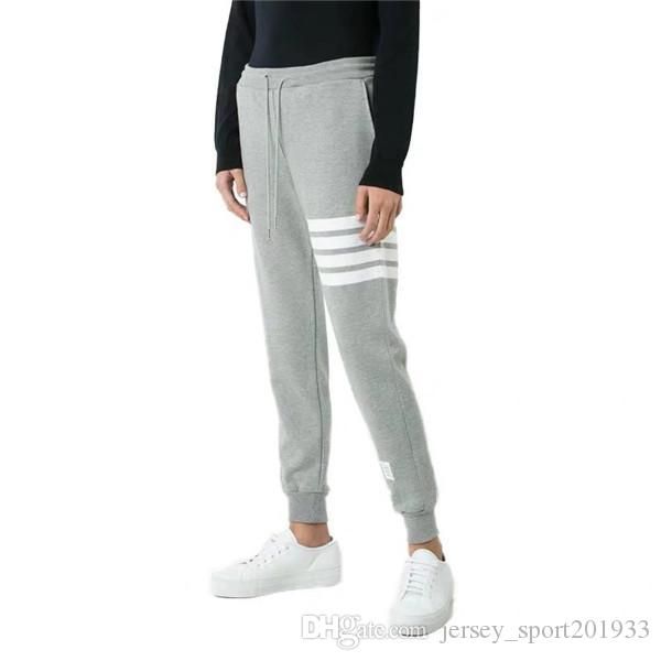 

19ss new arrival thom paris beach tb long pants elastic waist track trousers casual fashion sport jogger sweatpants outdoor shorts, Brown;gray