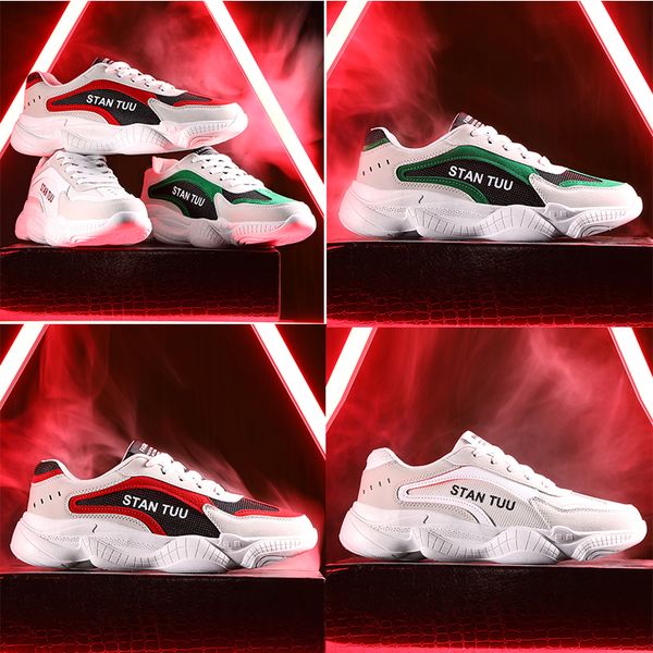 

high quality women mens running shoes homemade brand made in china red blue white women mens trainers sports designer sneakers size 3944