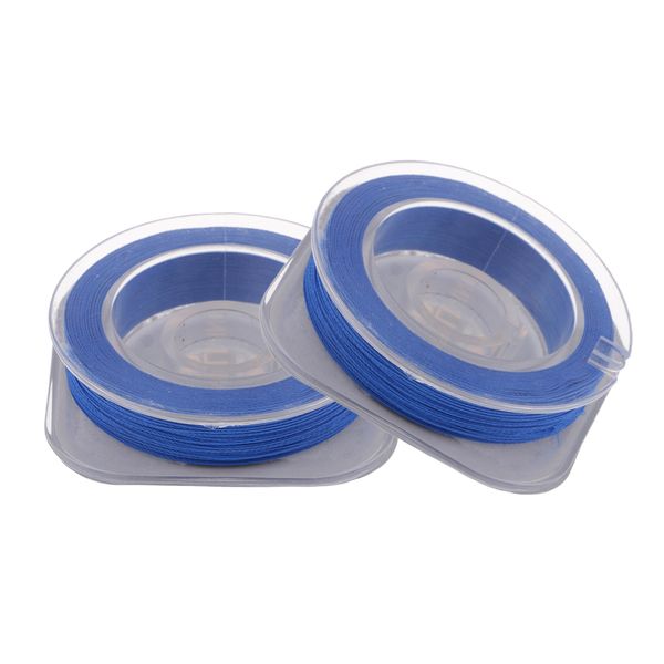 

2pcs/pack rod building wrapping threads braided line guide ring fasten tie line 55 yards