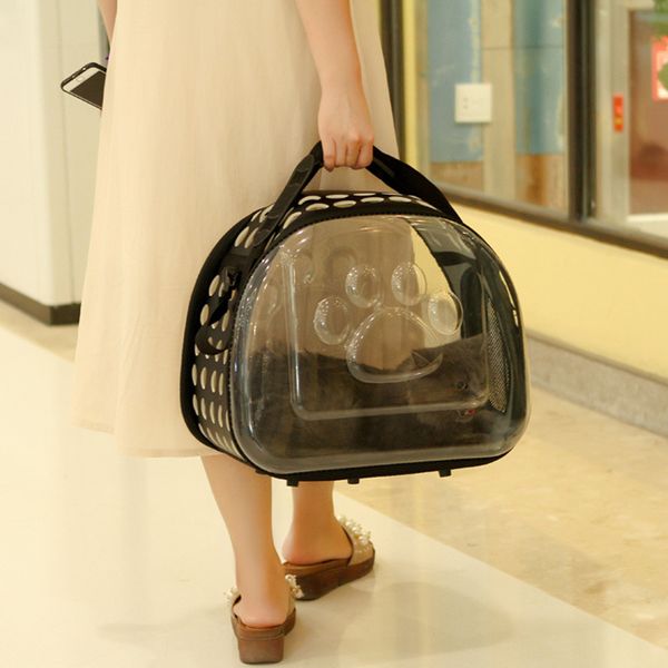 

pet dog carrier puppy transparent travel cat carrying outdoor bags for small dogs shoulder bag soft pets dog kennel pet products