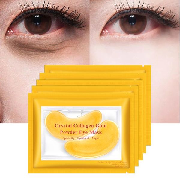 OMY Lady Altın Maskeleri Kristal Kollajen Gözler Maske Göz Yüz Maskesi için Yamalar Siyah Göz Bakımı Kaldır