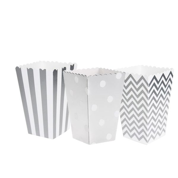 

mini popcorn snack striped box candy favors loot wedding birthday party supplies