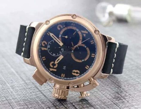 

Бесплатная доставка U51 Новый Stlye U-Bot Кварцевые часы Мужчины Круглый Дело кофе Боль