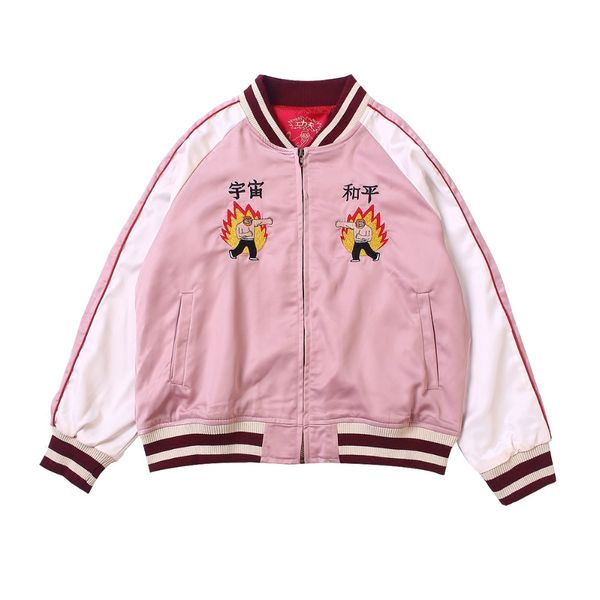 

spring new women basic jackets casual loose streetwear female bomber baseball outwear coats thick embroidery black overcoat, Black;brown