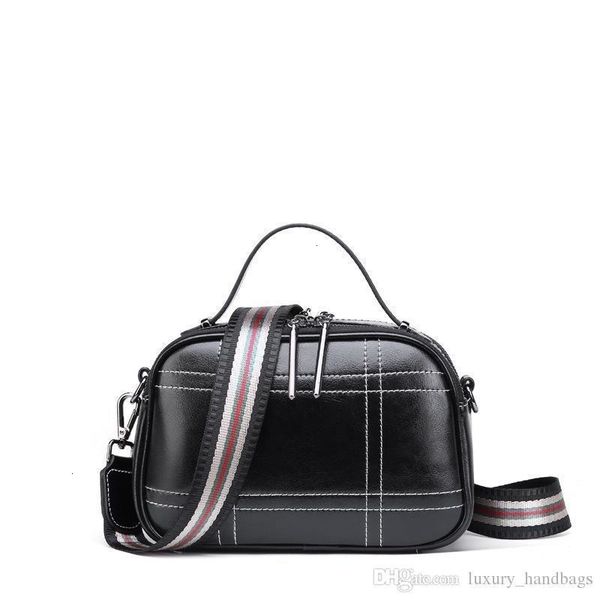 

leather genuine shoulder bags cowhide leather pocket purse designer handbags portable genuine leather bag