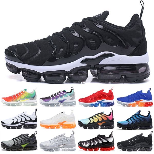 

sale tn plus men women sport running shoes black white game royal usa wolf grey dary blue creamsicle designer sneakers 36-45