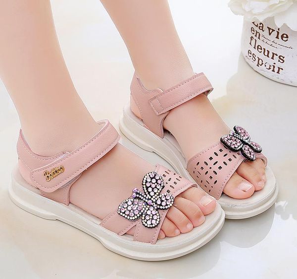 

2020 new summer girls shoes boys girl croxes sandals children's shoes fashion flower casual single princess sandals, Black;red