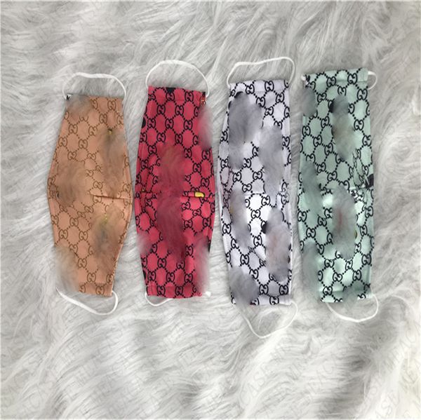 

fashion designer face mask women men brand masks reuable washable 2 layers silk fabric mask protective masks mouth cover all season d73104, Blue