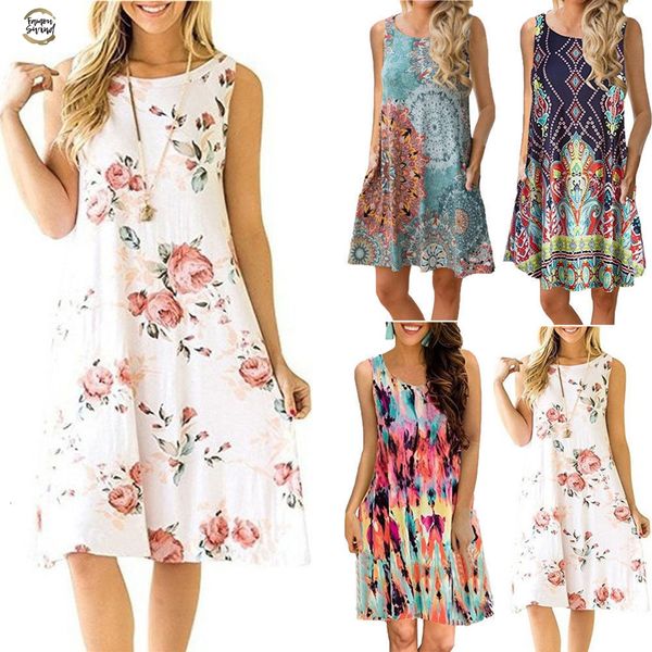 

size plus sleeveless summer dress women fashion boho dresses casual women loose dress sundress outfits fashion mini dress designer clothes, Black;gray