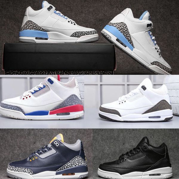 

3s basketball shoes designer men cyber monday all white black cement 3 tinker nrg chlorophyll basketball shoes for men size 40-46