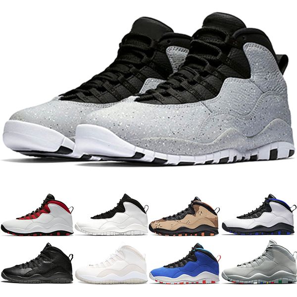 

cement 10 10s men basketball shoes westbrook cool grey i m back tinker black white mens designer trainer sport sneakers size 8-13
