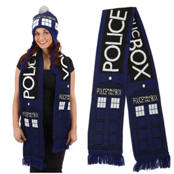 

dr doctor who cosplay scarf tardis 8' public call box blue neckchief wrap scarf halloween carnival women men, Blue;gray
