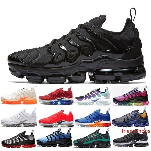 

новый черный белый красный все оливковое металлик серебро плюс colorways обувь tn работает мужской обуви пакет тройной черный мужская обувь