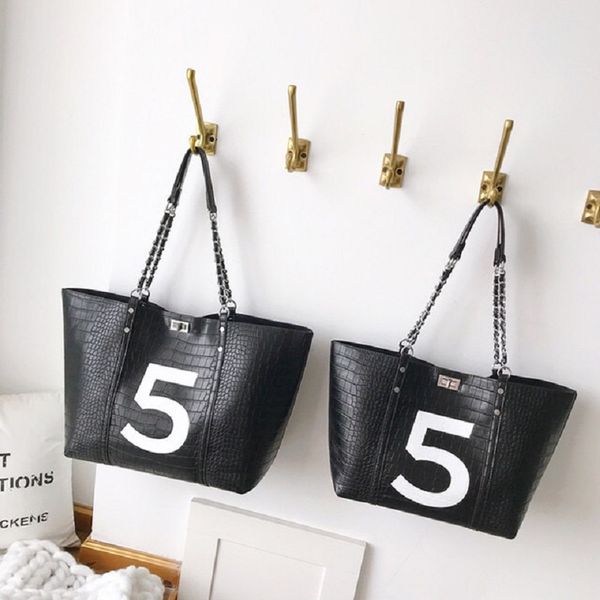 

2019 new fashion simple composite bag women's handbag pu leather bag large capacity digital shoulder bags