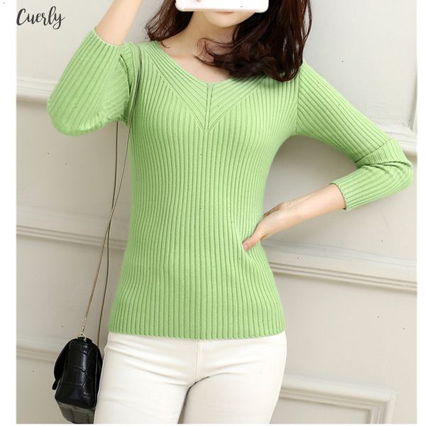 

soft women sweater autumn pullovers knitted sweaters women v neck slim knit coat female blouse winter knitwear, White;black