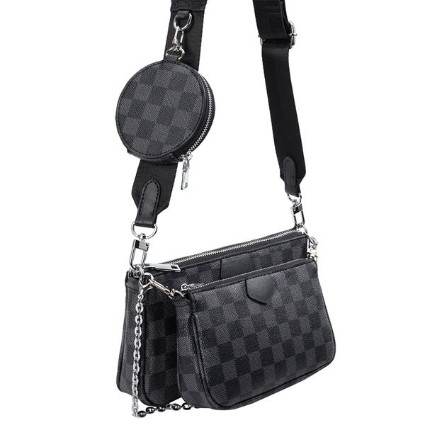 

checked design luxury women bag european and american fashion shoulder bag high capacity pu leather messenger