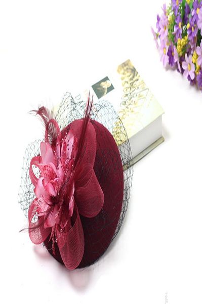 

элегантные свадебные шляпы и fascinators женщина свадебные шляпы для невест цветы женские шляпы головной убор элегантные свадебные yvsom, White