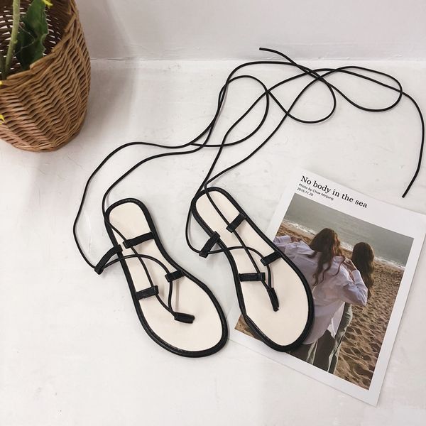 

multicolored sandals flip flops platform clear heels female shoe retro woman shoes 2020 summer all-match women ladies original, Black