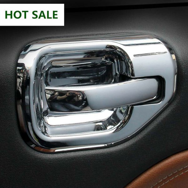 

abs chrome interior door handle bowl cover trim 4pcs for jeep compass 2011-2016