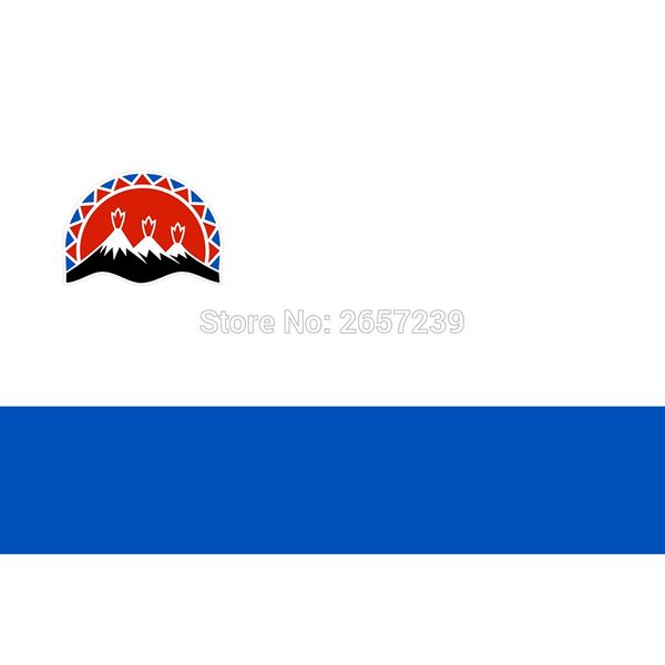 

камчатский край флаг россии государственный флаг 150x90cm 100d polyester3x5ft латунные люверсы на заказ флаг, свободная перевозка груза