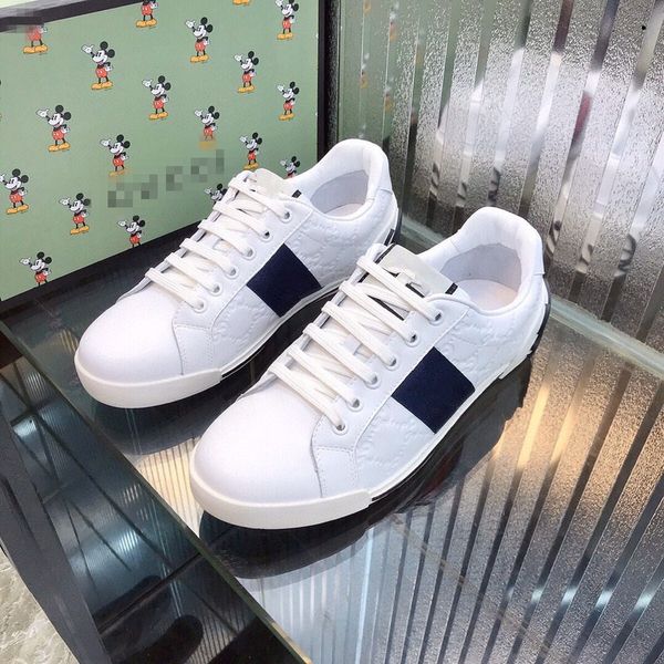 

2019 men new designer shoes embroidered casual shoes sneakers low lace-up white genuine leather men flat shoes, Black