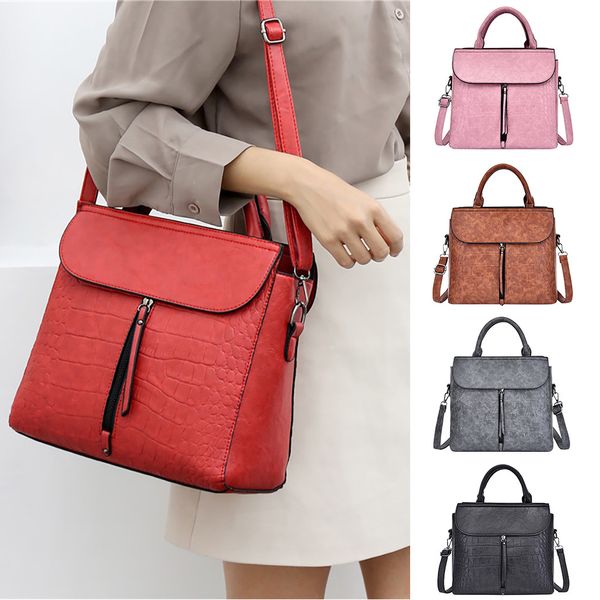 

2019 new women new wild alligator casual retro handbag messenger shoulder bag carteras mujer de hombro de marca famosa