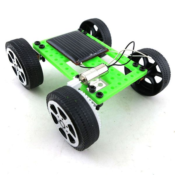 2020 DIY Solarspielzeug Auto Kinder Lernspielzeug Solarenergie Energie Rennwagen kostenloser Versand C6155