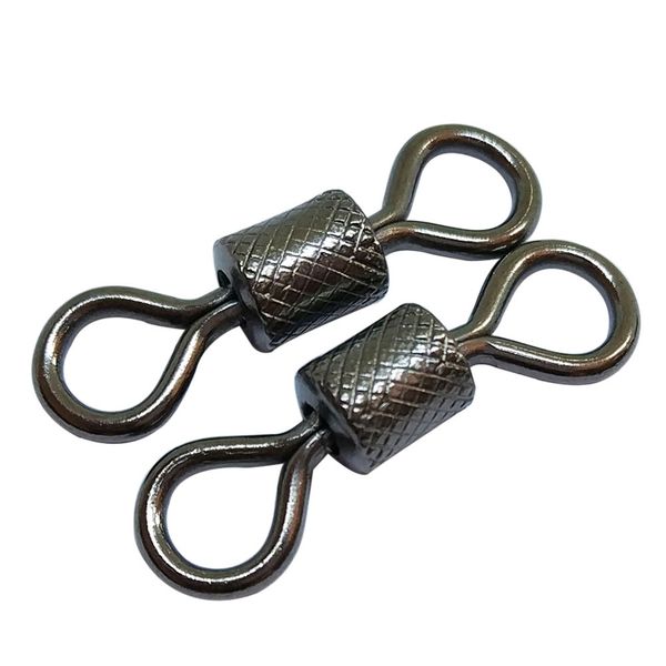 

5000 pieces/lot impressed fishing rolling swivel, copper stainless steel