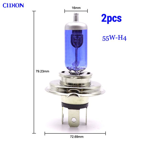 100w Super White Xenon HID High//Low//Slux LED Upgrade Side Light Bulbs