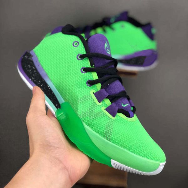 

new zoom freak green orange sports basketball shoes 1s men sneakers size 7-12