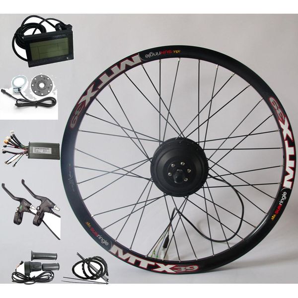 bike Motor Wheel 36V 350W ebike Conversion Kit 20 24 26 27.5 28 29in 700C