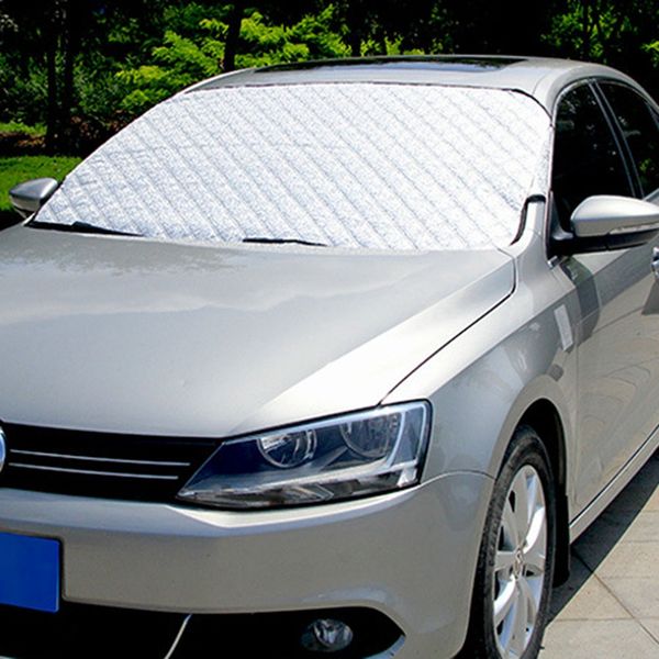 

car exterior protection snow blocked car covers snow ice protector visor sun shade front rear windshield cover block shields