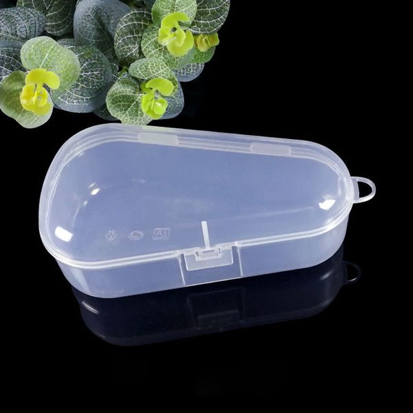 

clear plastic empty storage box with lid jewelry necklace container case wholesale