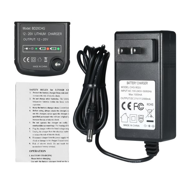 

battery charger multi-volt battery charger for black&decker 20v max lithium