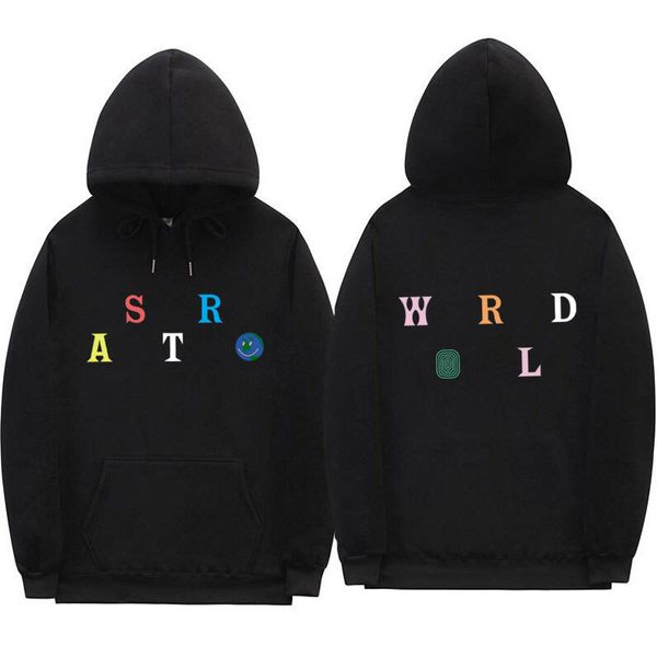 

travis scoastroworld men's fashion winter cotton pullover hooded harajuku streetwear sweatshirts men's 3d hoodies, Black