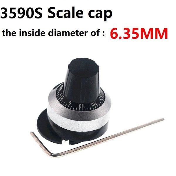3590s Precision Multi-turn Potentiometer Scale Cap Acess￳rios de instrumentos
