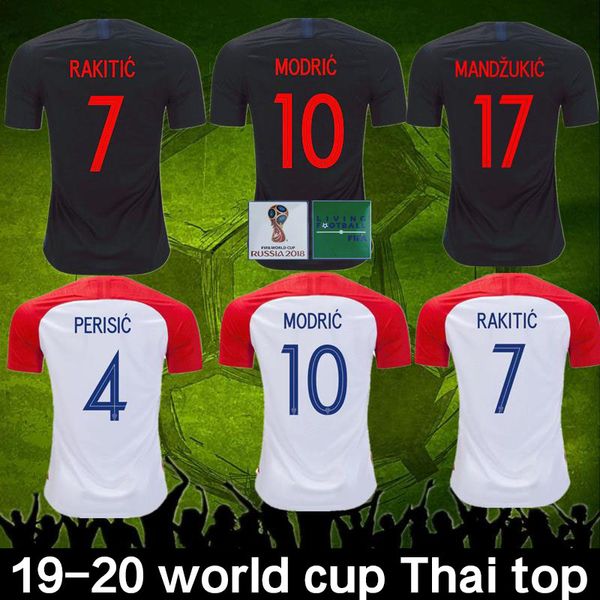 

2018 2019 modric home away soccer jersey srna perisic rakitic mandzukic srna kovacic red kalinic hrvatska football shirt, Black;yellow