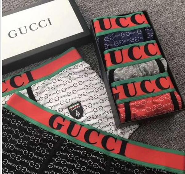 

A5 new luxury de igner men tripe underwear boxer for man underwear cueca boxer interior hombre vintage black boxer hort underpant