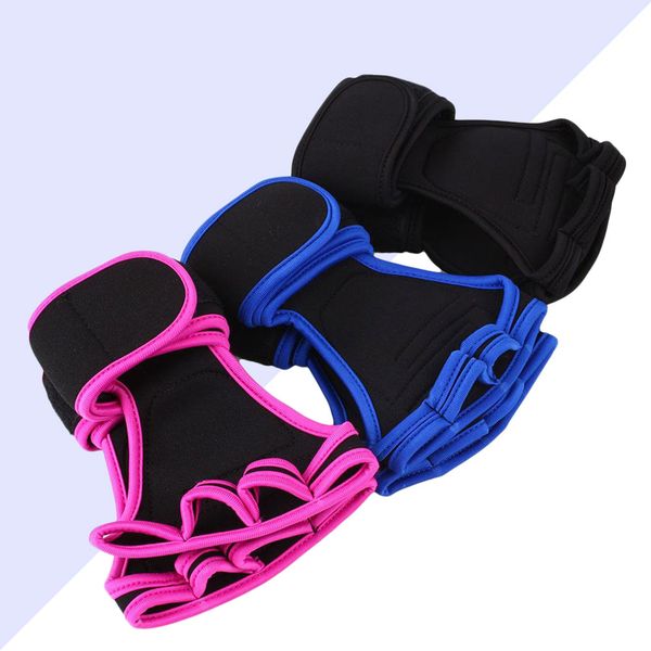 

men women fitness weight lifting gloves gym exercise training wrist wrap strap