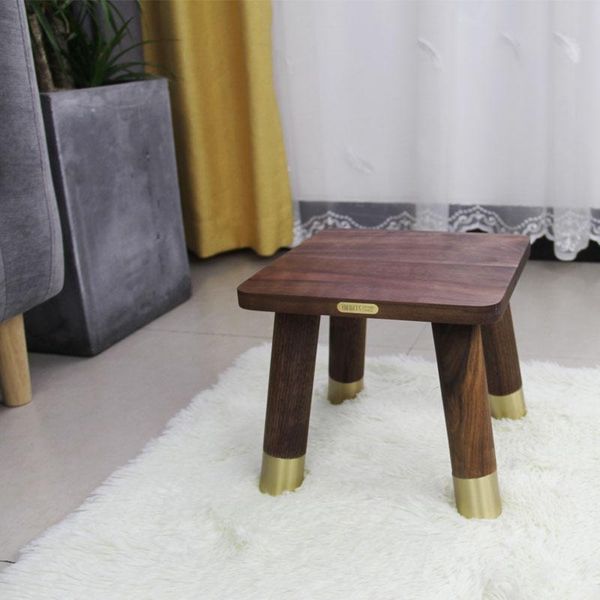 

массивная табурет черный орех скамеечке медь вуд обувь изменить обувь табурет brass карликовых bag copper feet нет